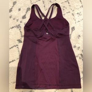 Lululemon tank with built in bra